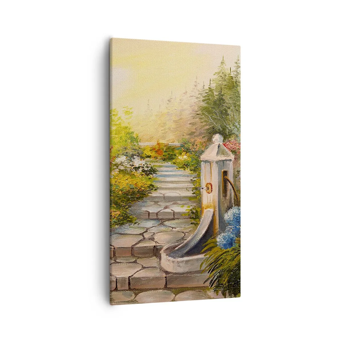 Schilderen op canvas - In volle bloei - 55x100 cm