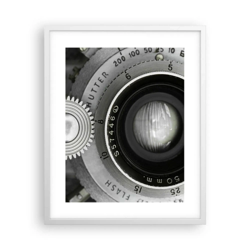 Poster in een witte lijst - Een verhaal over Hollywood - 40x50 cm