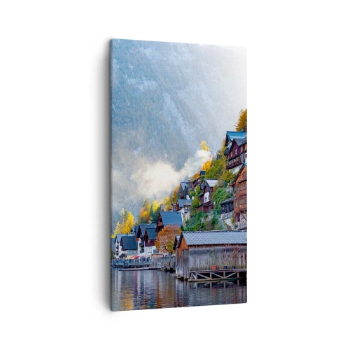 Schilderen op canvas - Alpine sfeer - 45x80 cm