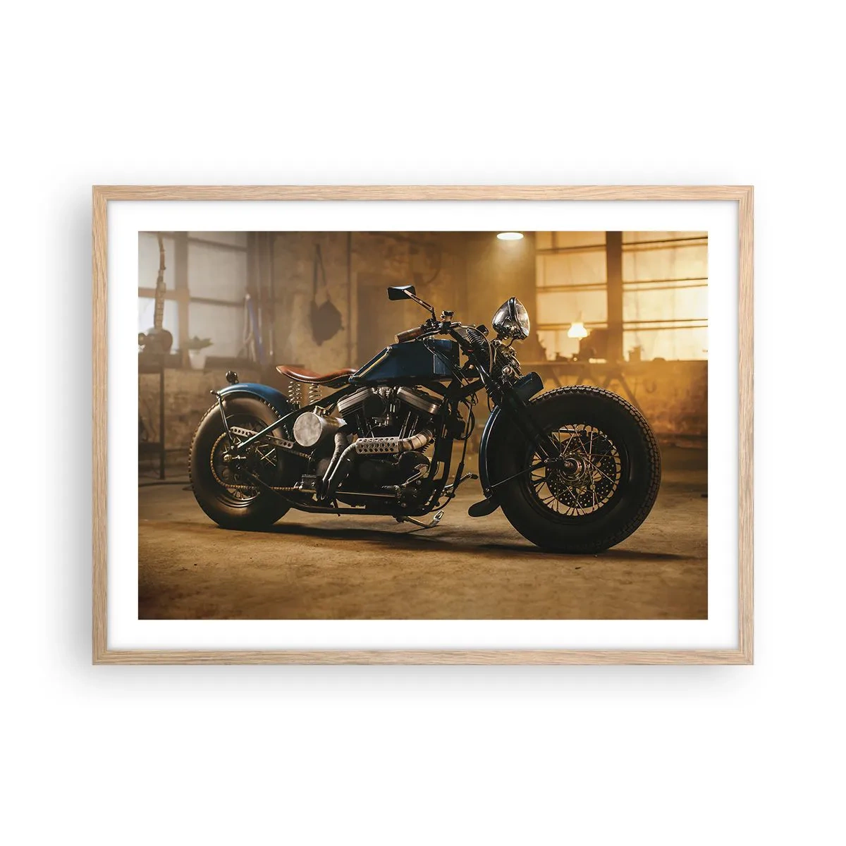 Een poster in een licht eiken lijst - Ik kan alles - 70x50 cm