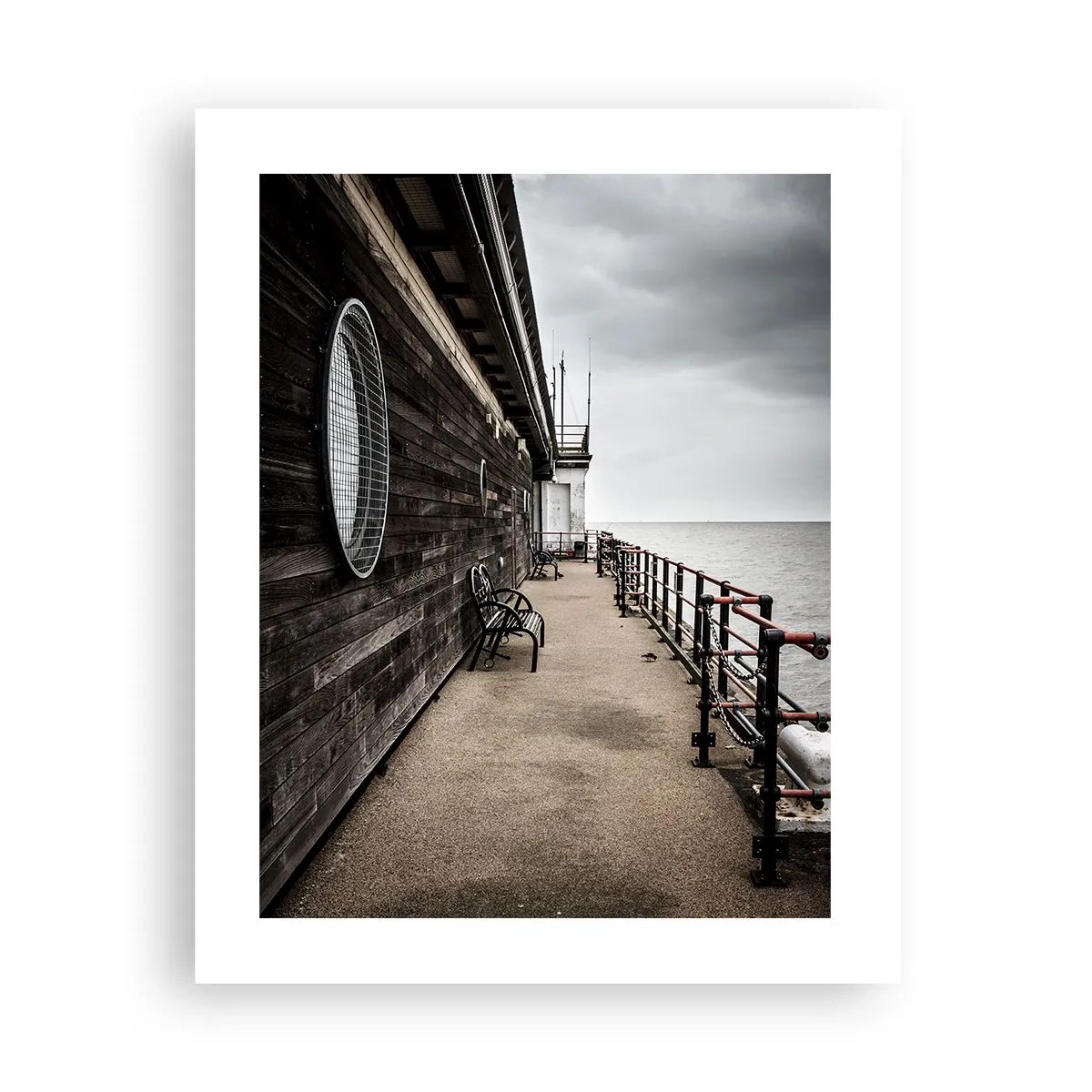 Poster - De tijd bleef stilstaan - 40x50 cm