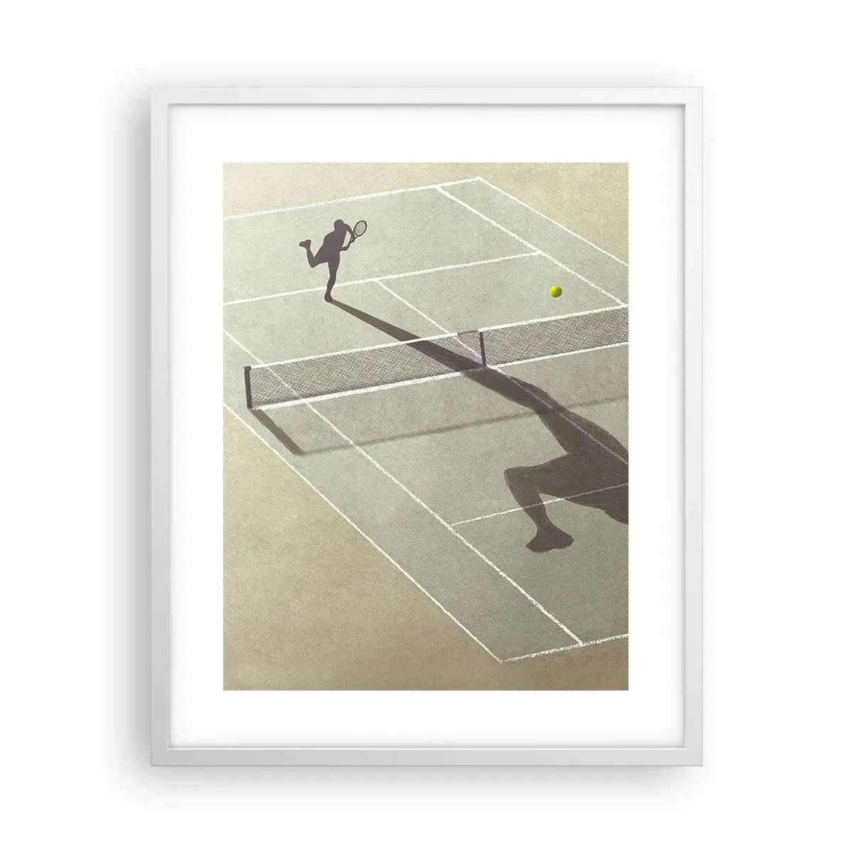 Poster in een witte lijst - Jezelf overwinnen - 40x50 cm
