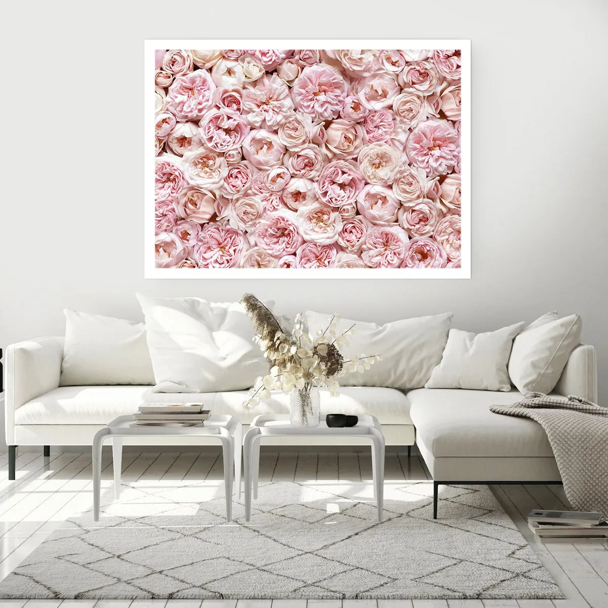 Poster - Een bed van rozen - 91x61 cm