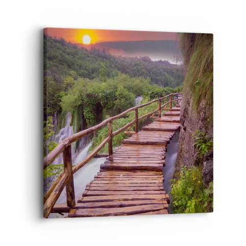 Schilderen op canvas - Ongelooflijke schoonheid - 30x30 cm