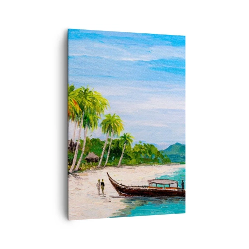 Schilderen op canvas - Een exotische droom - 70x100 cm
