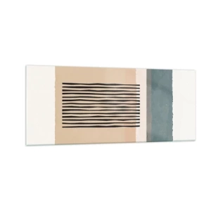 Schilderen op glas - Alles is oke - 100x40 cm