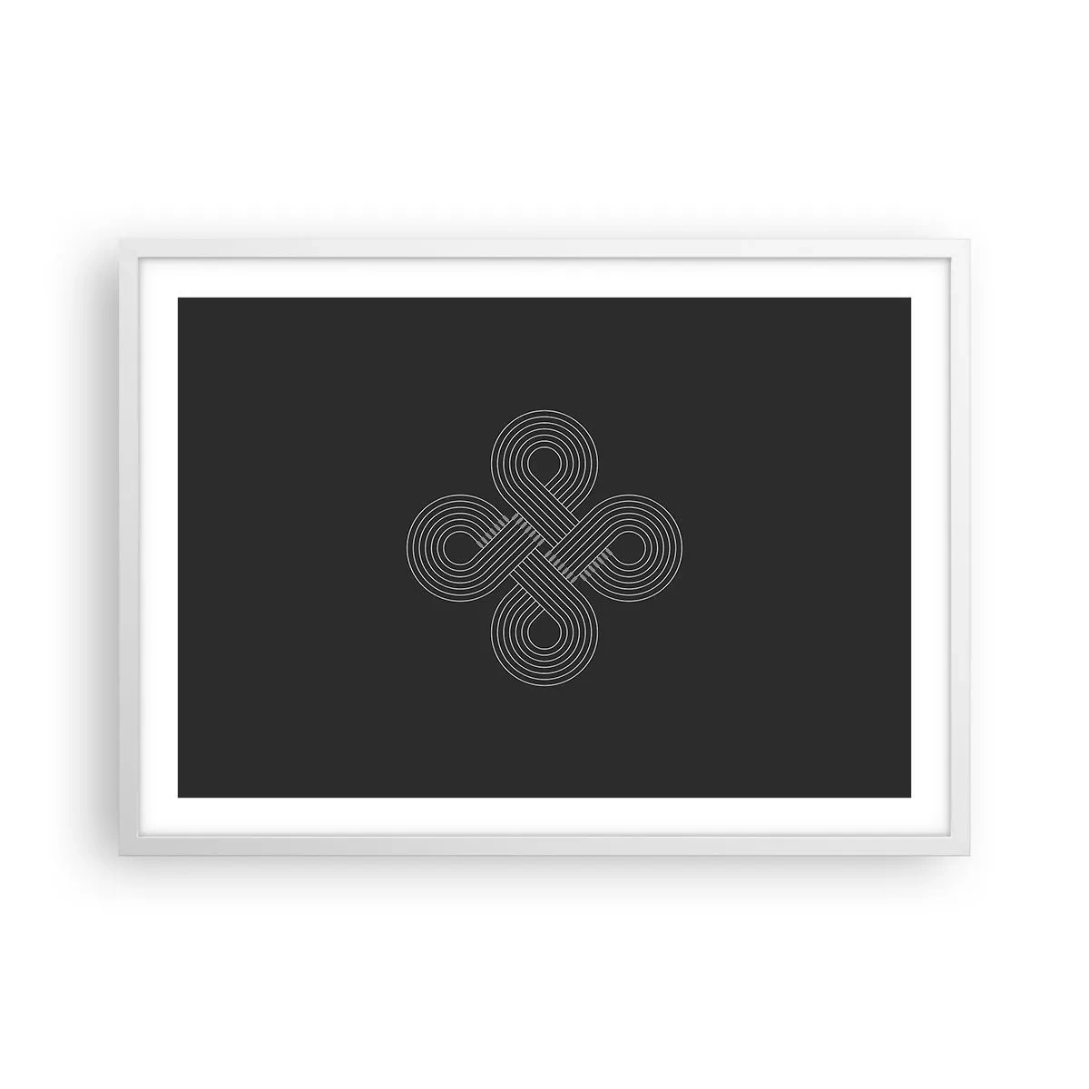 Poster in een witte lijst - In de Keltische geest - 70x50 cm