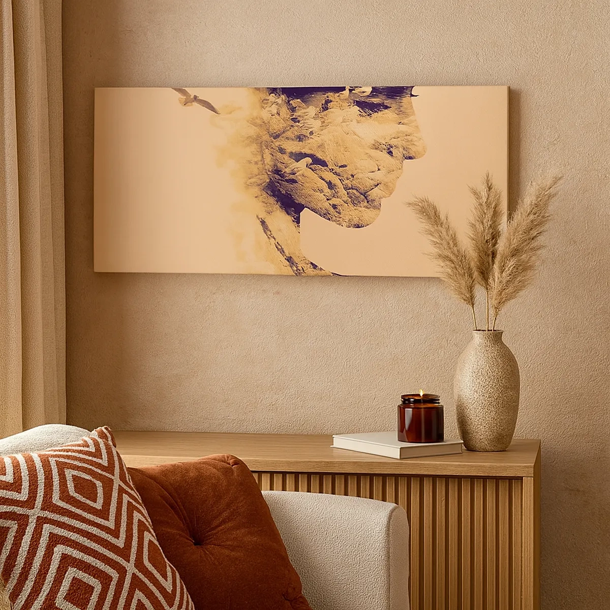 Schilderen op canvas - Van nature mooi - 30x30 cm