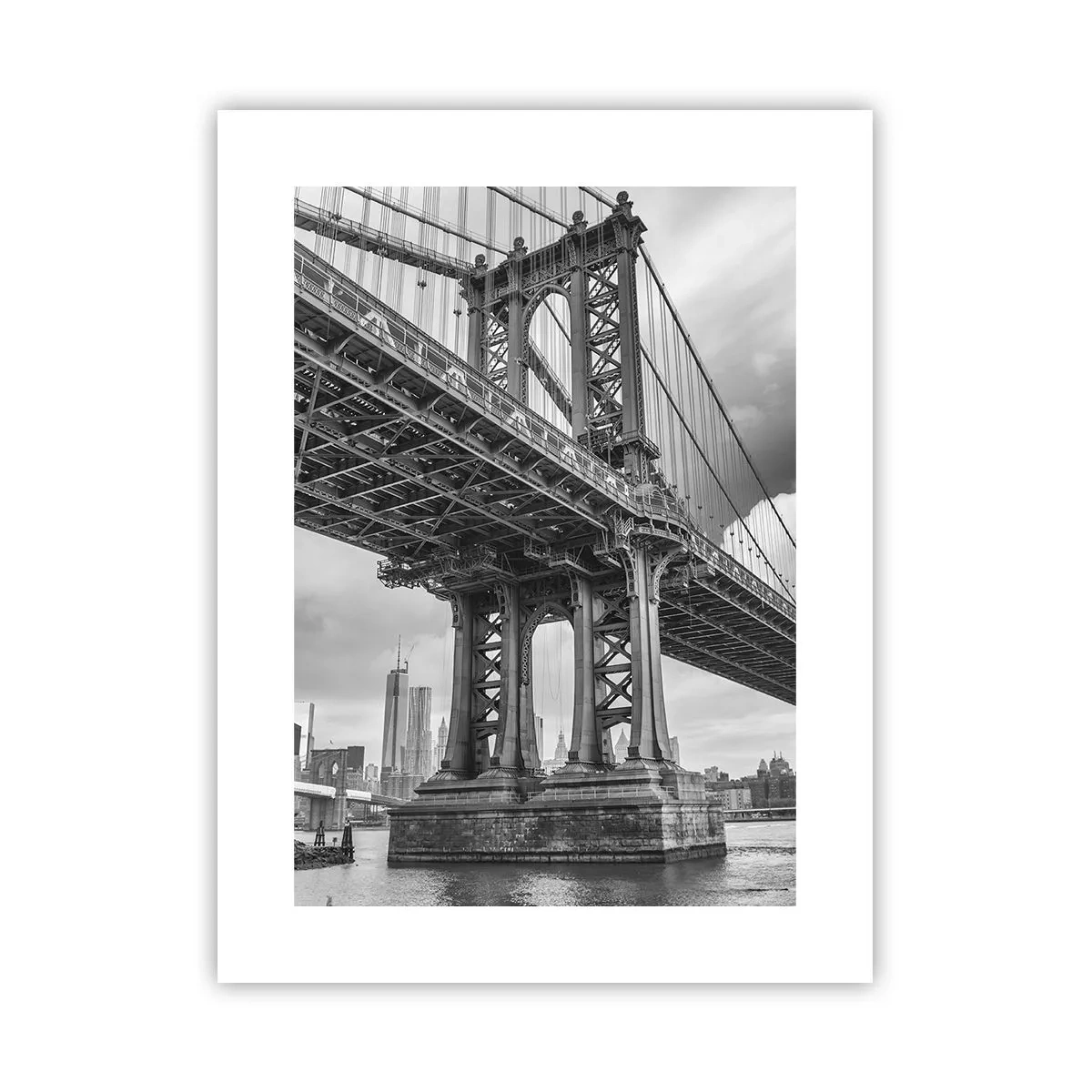 Poster - Naar het hart van de stad - 30x40 cm