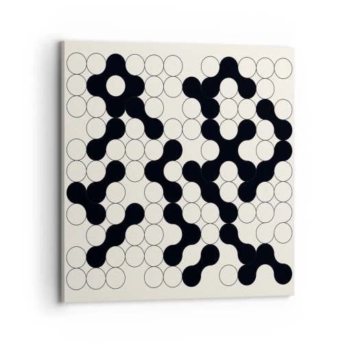 Schilderen op canvas - Chinees spel – variatie - 70x70 cm