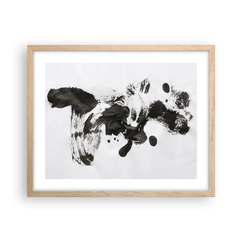 Een poster in een licht eiken lijst - Is er een methode voor de waanzin? - 50x40 cm