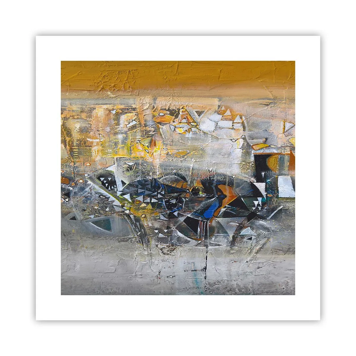 Poster - Alles komt goed - 40x40 cm