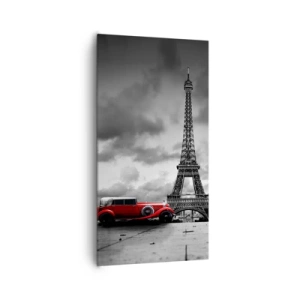 Schilderen op canvas - Nog niet zo lang geleden in Parijs - 65x120 cm