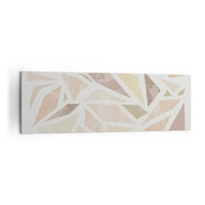 Schilderen op canvas - Gebrandschilderd glas compositie - 160x50 cm