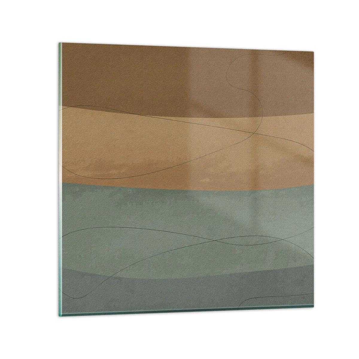 Schilderen op glas - Horizontale compositie - 30x30 cm