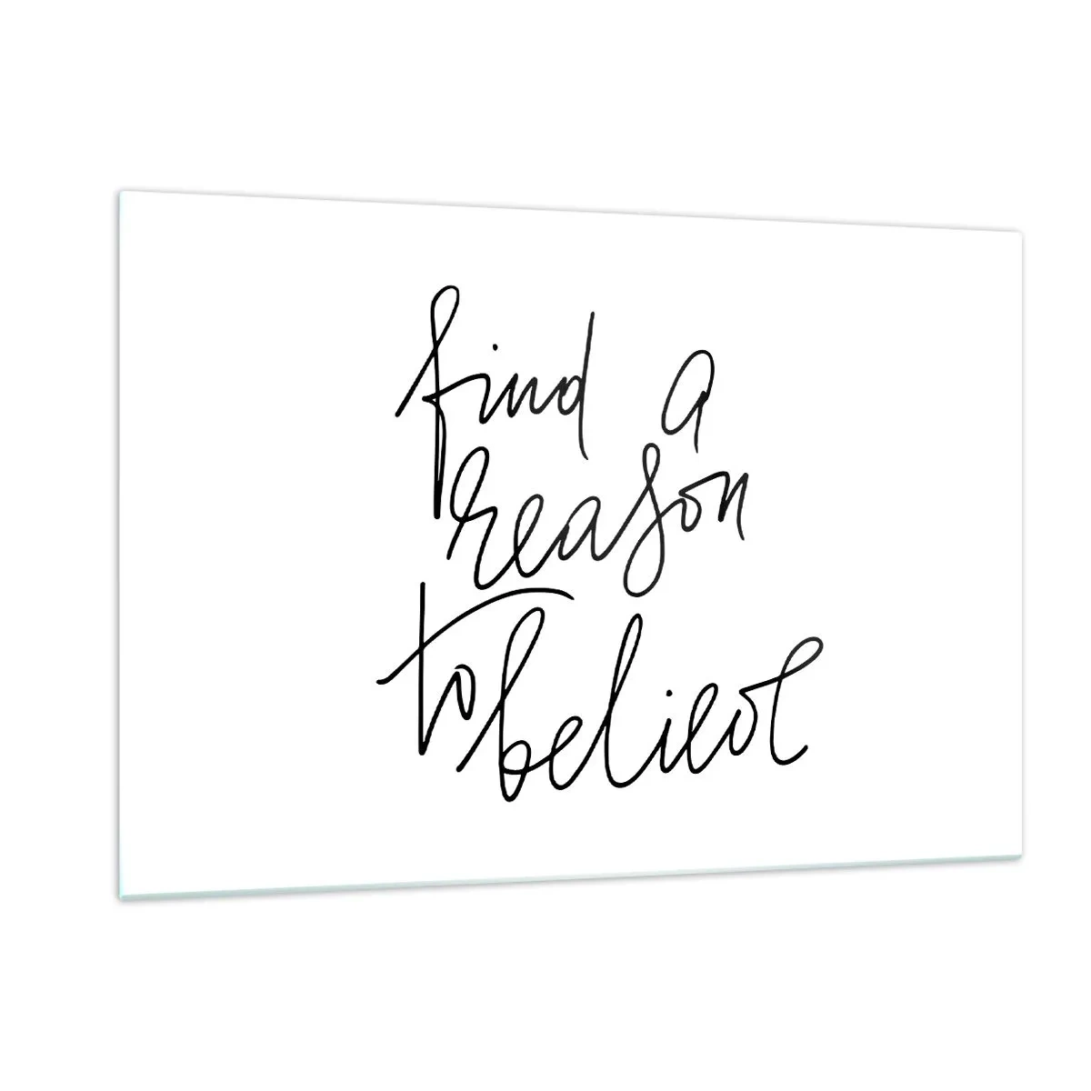 Schilderen op glas - Het is mogelijk - 120x80 cm