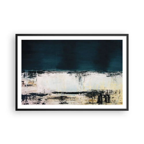 Poster in een zwarte lijst - Horizontale compositie - 91x61 cm