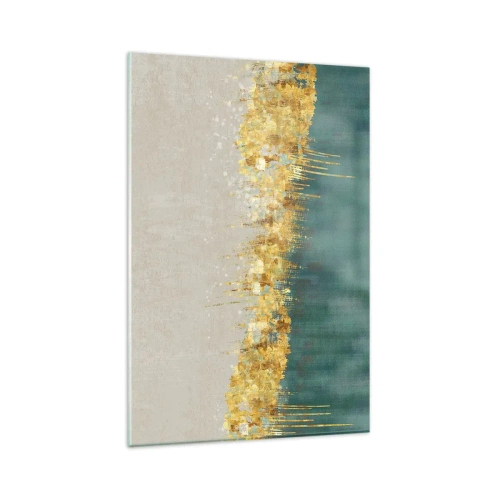 Schilderen op glas - De gouden rand - 80x120 cm