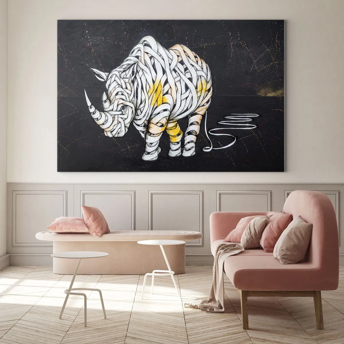 Schilderen op glas - Hardvochtigheid is een mythe - 120x80 cm