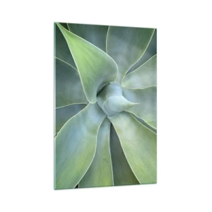 Schilderen op glas - De geboorte van groen - 70x100 cm