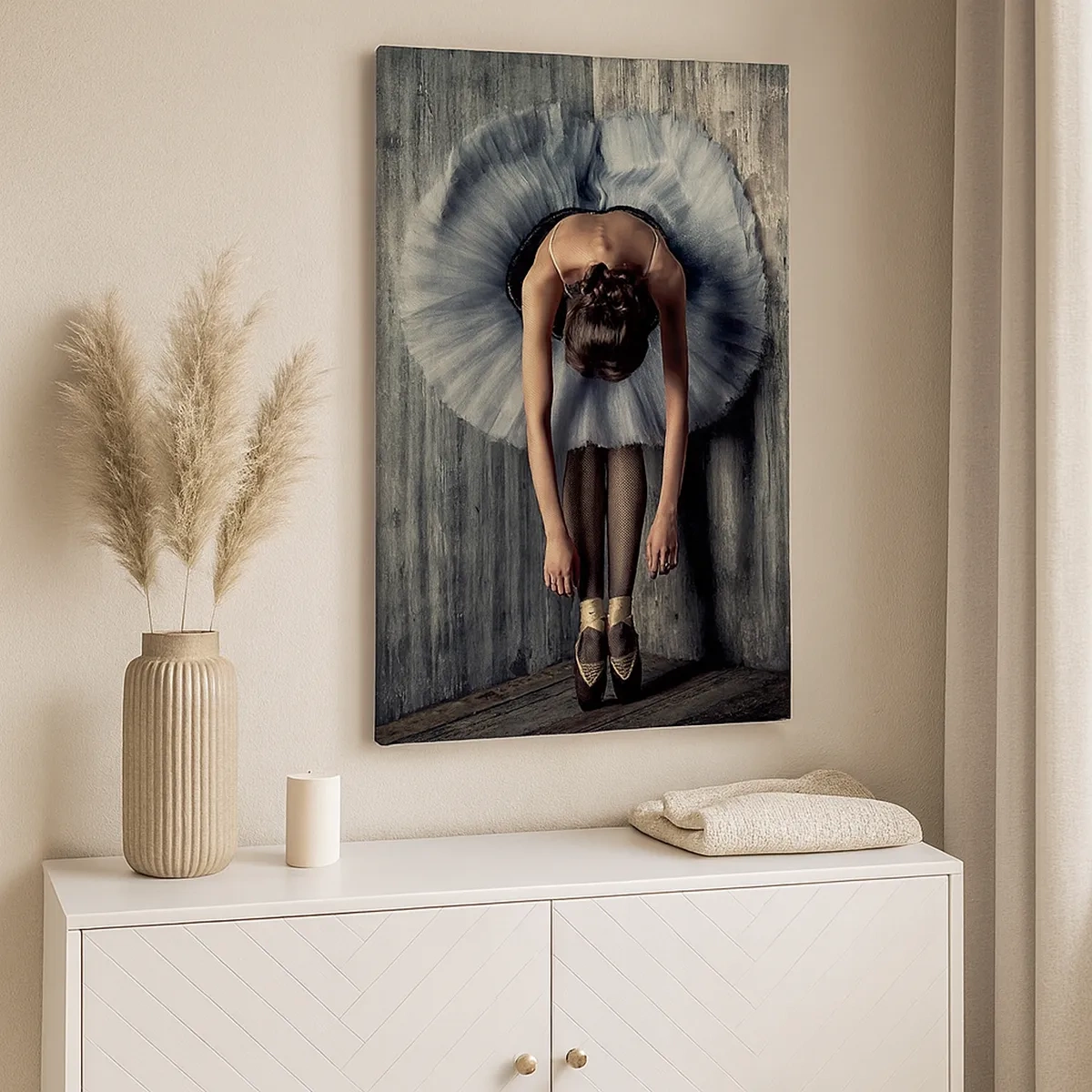 Schilderen op canvas - Wanneer de muziek stopt - 50x70 cm