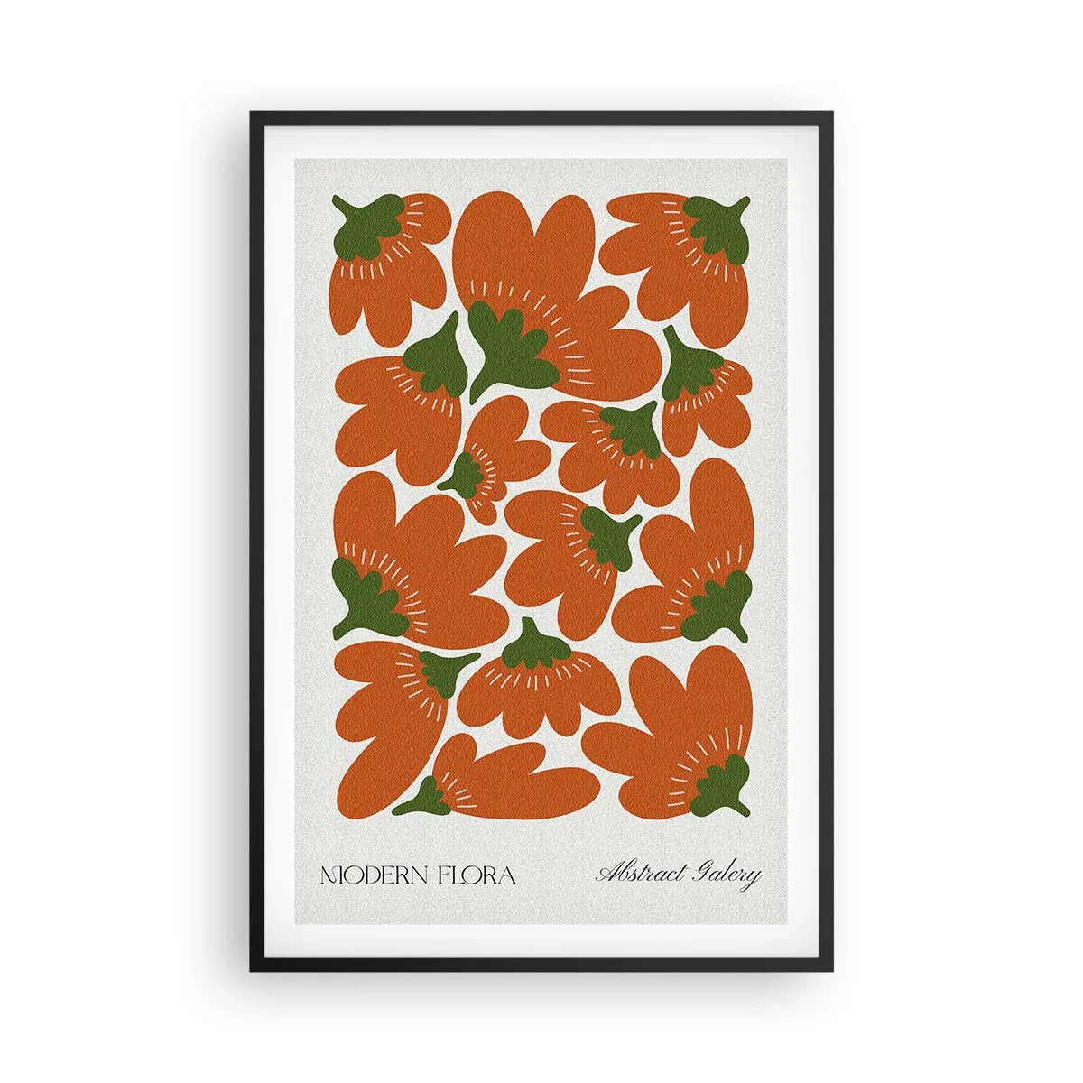 Poster in een zwarte lijst - Uit het leven van bloemen - 61x91 cm