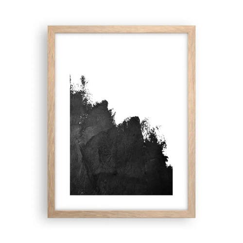 Een poster in een licht eiken lijst - Elementen: aarde - 30x40 cm