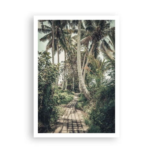 Poster - Palmsteeg - 70x100 cm