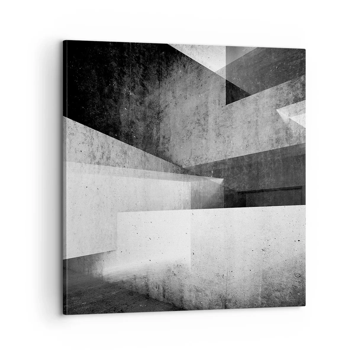 Schilderen op canvas - De structuur van de ruimte - 60x60 cm
