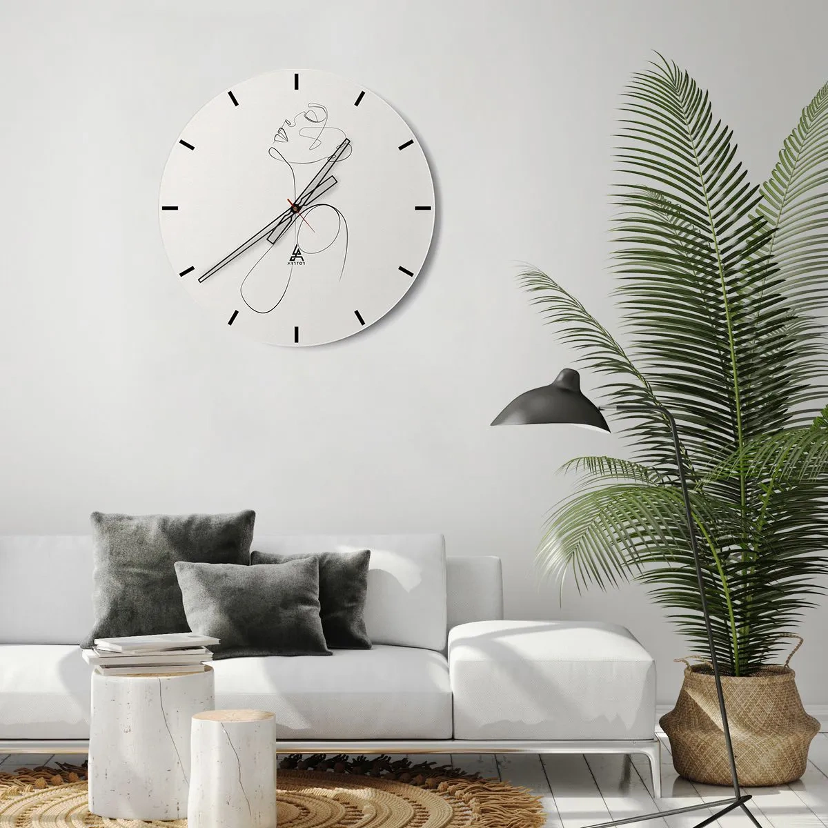 Wandklok - Klok - Loopt in dromen - 30x30 cm