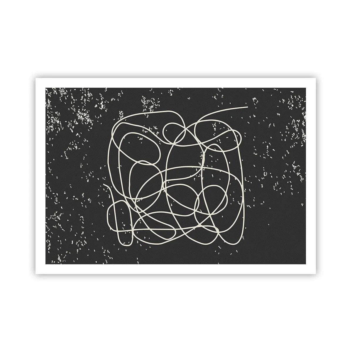 Poster - Dwalende gedachten - 100x70 cm