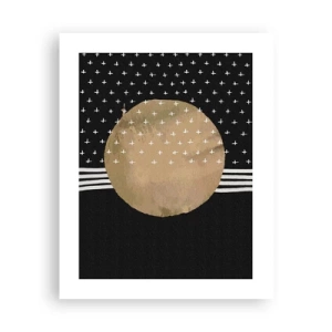 Poster - Samenstelling: galaxy-vlag - 40x50 cm