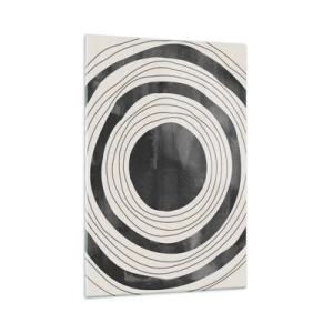Schilderen op glas - Precies op het punt - 70x100 cm