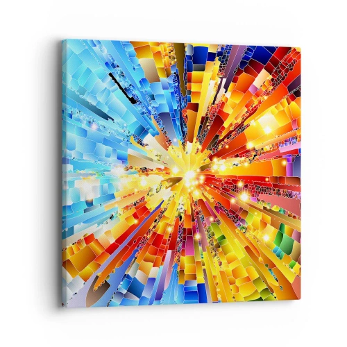 Schilderen op canvas - In medias res - 40x40 cm