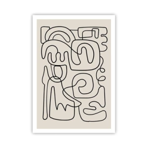 Poster - Volg het pad - 70x100 cm