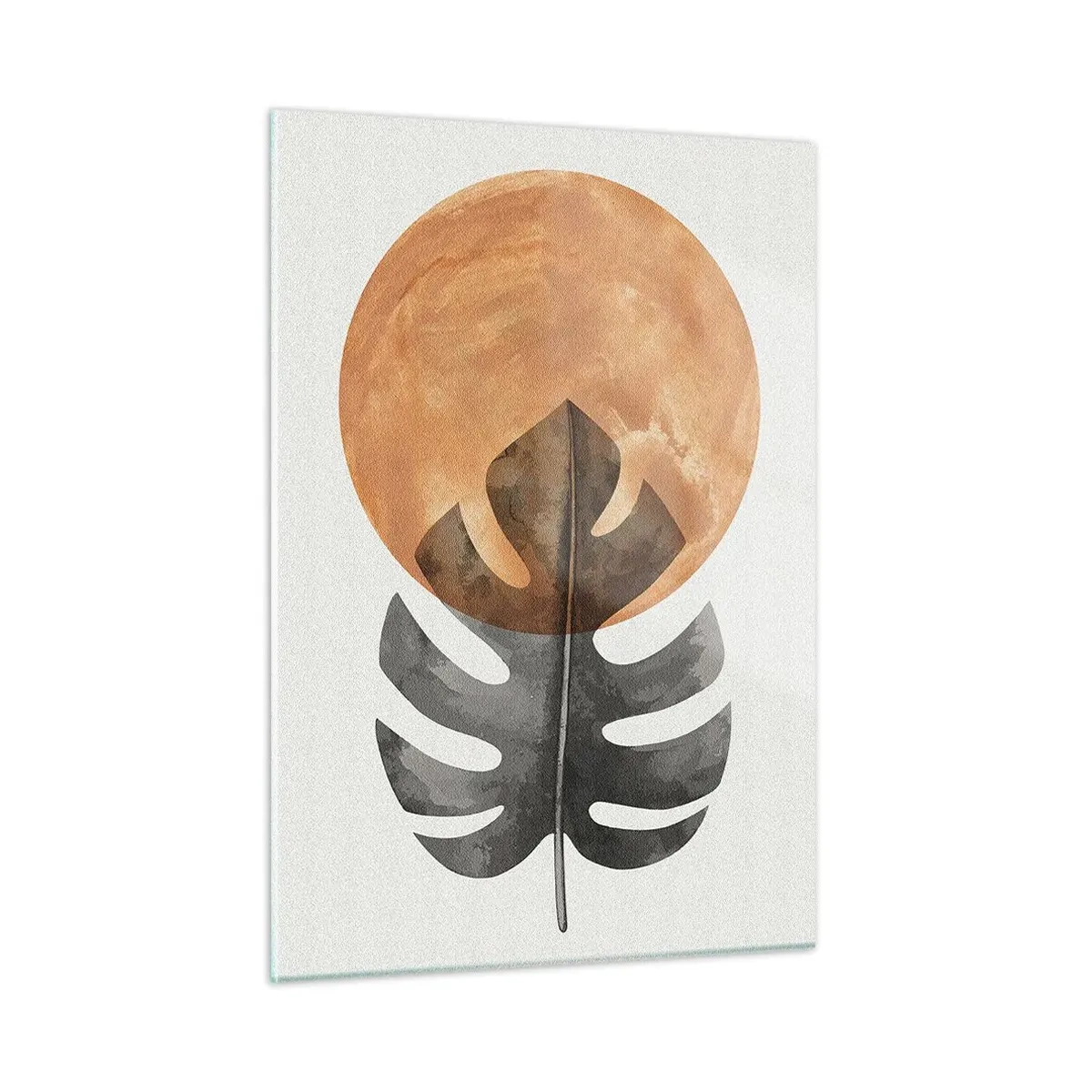 Schilderen op glas - Altijd de zon - 50x70 cm