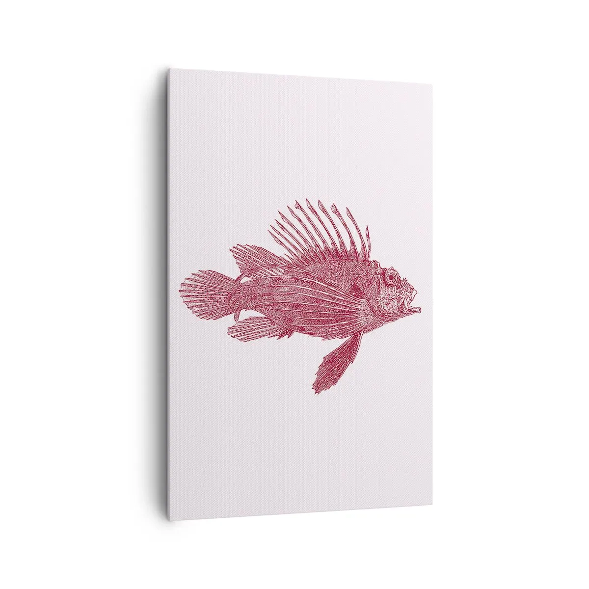 Schilderen op canvas - Inwoner van exotische wateren - 80x120 cm