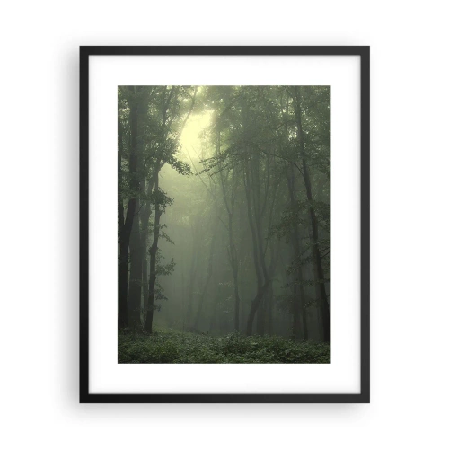 Poster in een zwarte lijst - Voordat hij wakker wordt - 40x50 cm