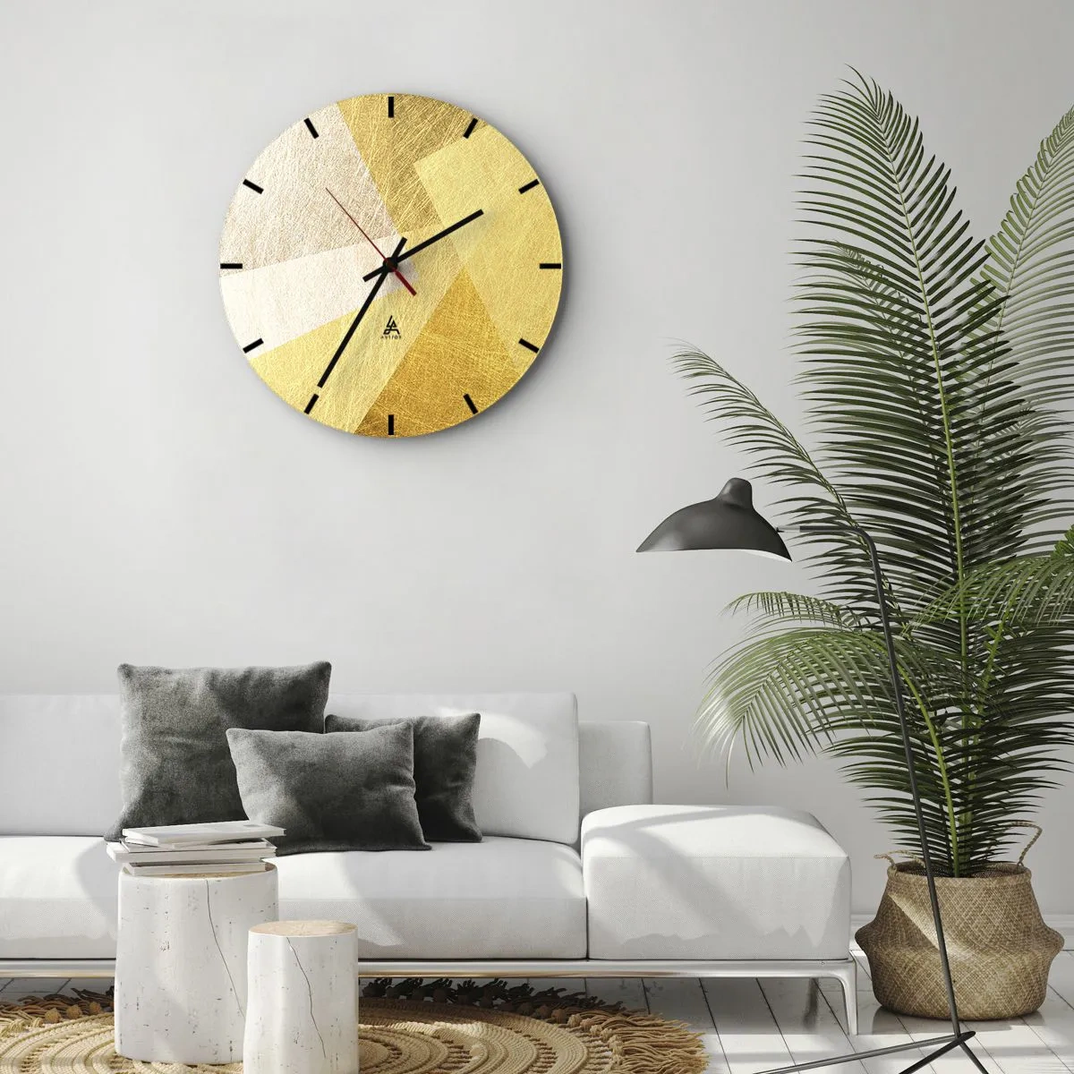 Wandklok - Klok - Geometrie weer - 40x40 cm