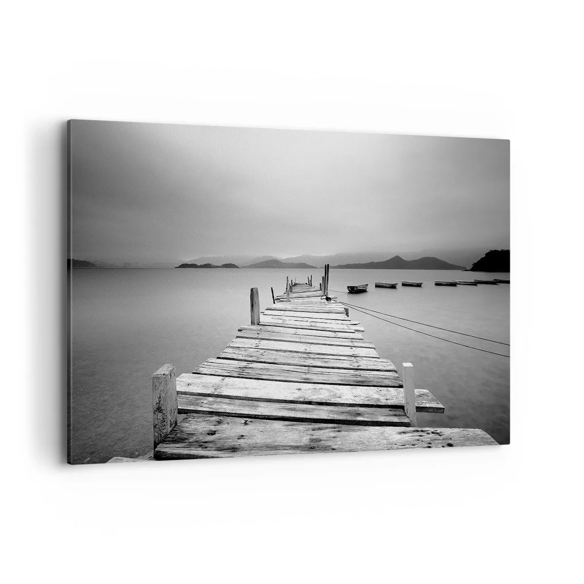 Schilderen op canvas - Achter bergen en zeeën - 120x80 cm