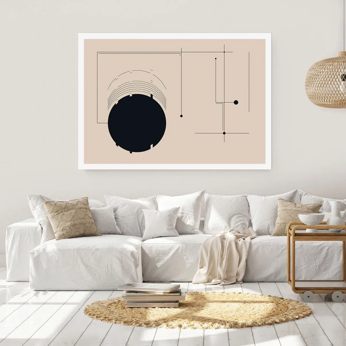 Poster - Een flexibele en dynamische compositie - 70x50 cm