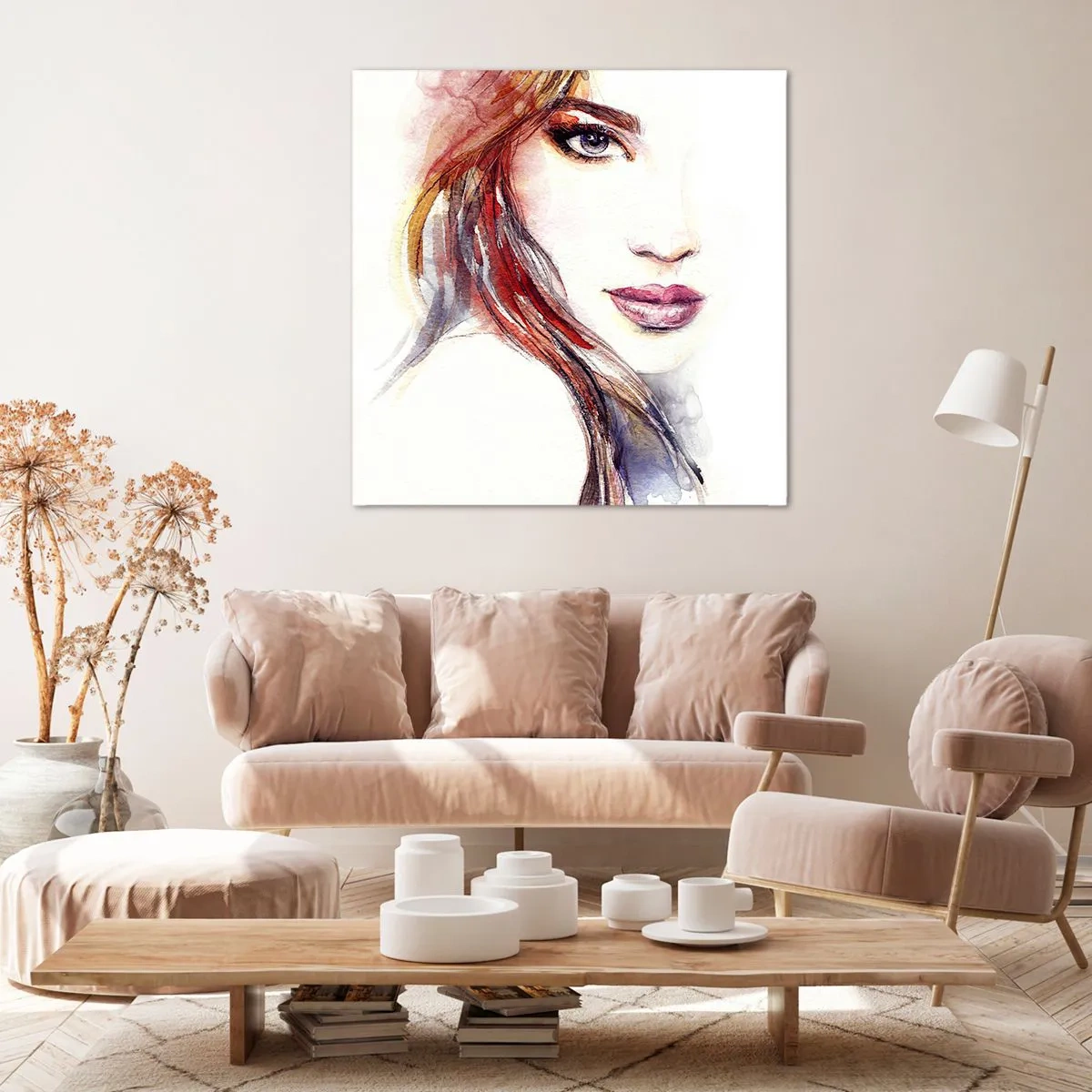 Schilderen op canvas - Vademecum - volg mij - 60x60 cm