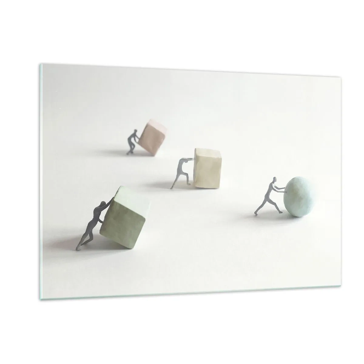 Schilderen op glas - Puur leven - 120x80 cm