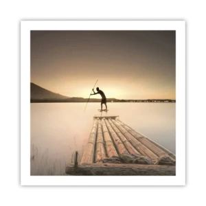 Poster - Voor het slapen gaan - 60x60 cm