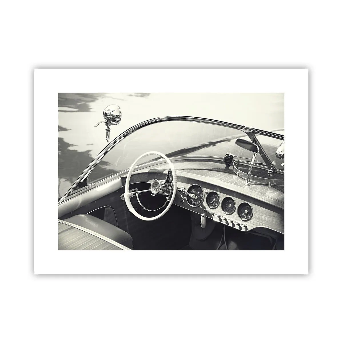 Poster - Weer voor de rijken - 40x30 cm