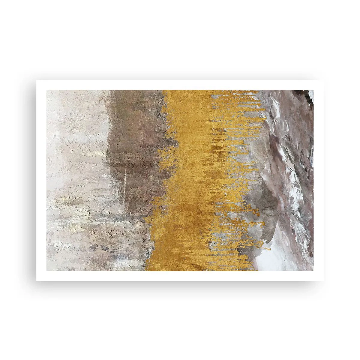 Poster - Een gouden explosie - 100x70 cm