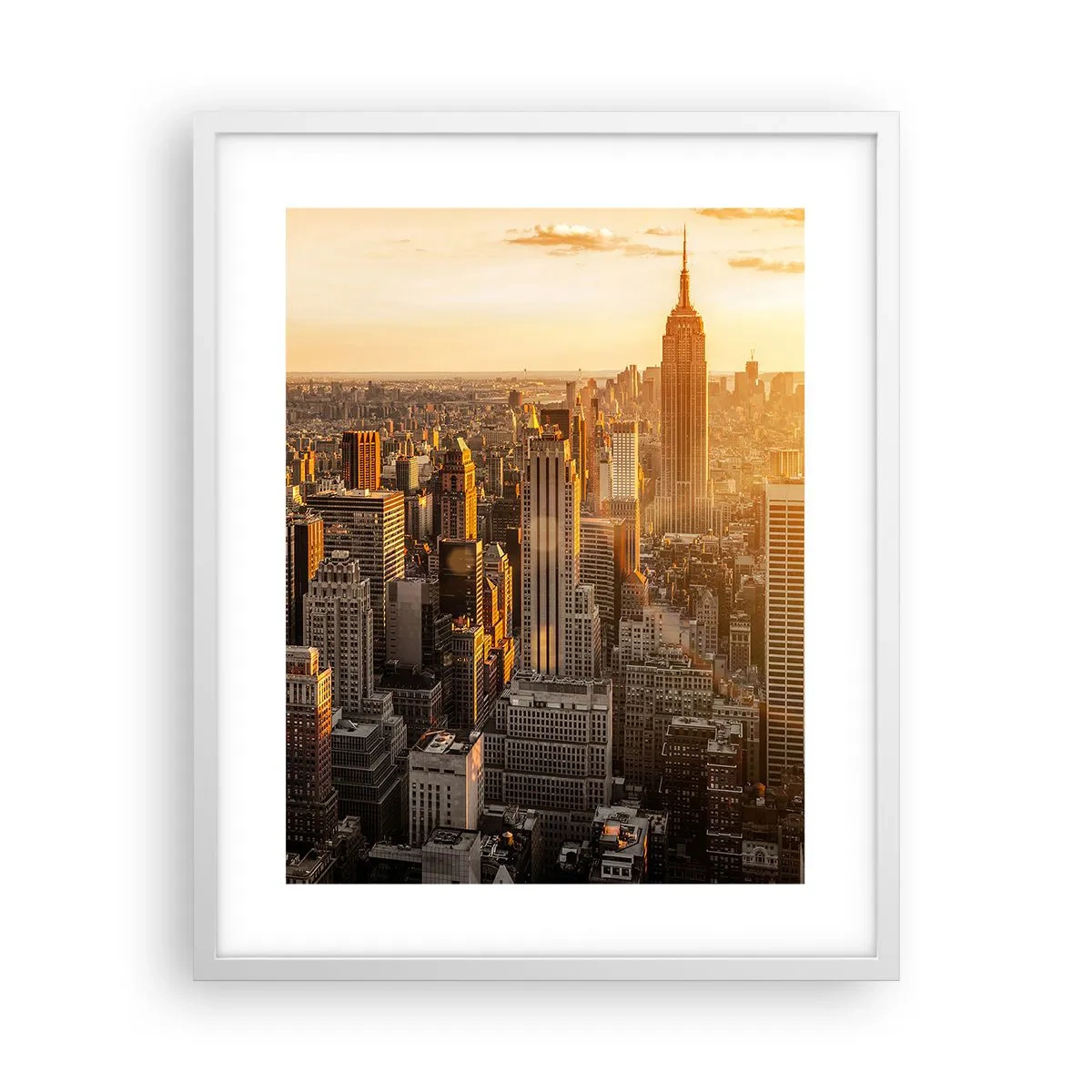 Poster in een witte lijst - Groeien in de zon - 40x50 cm