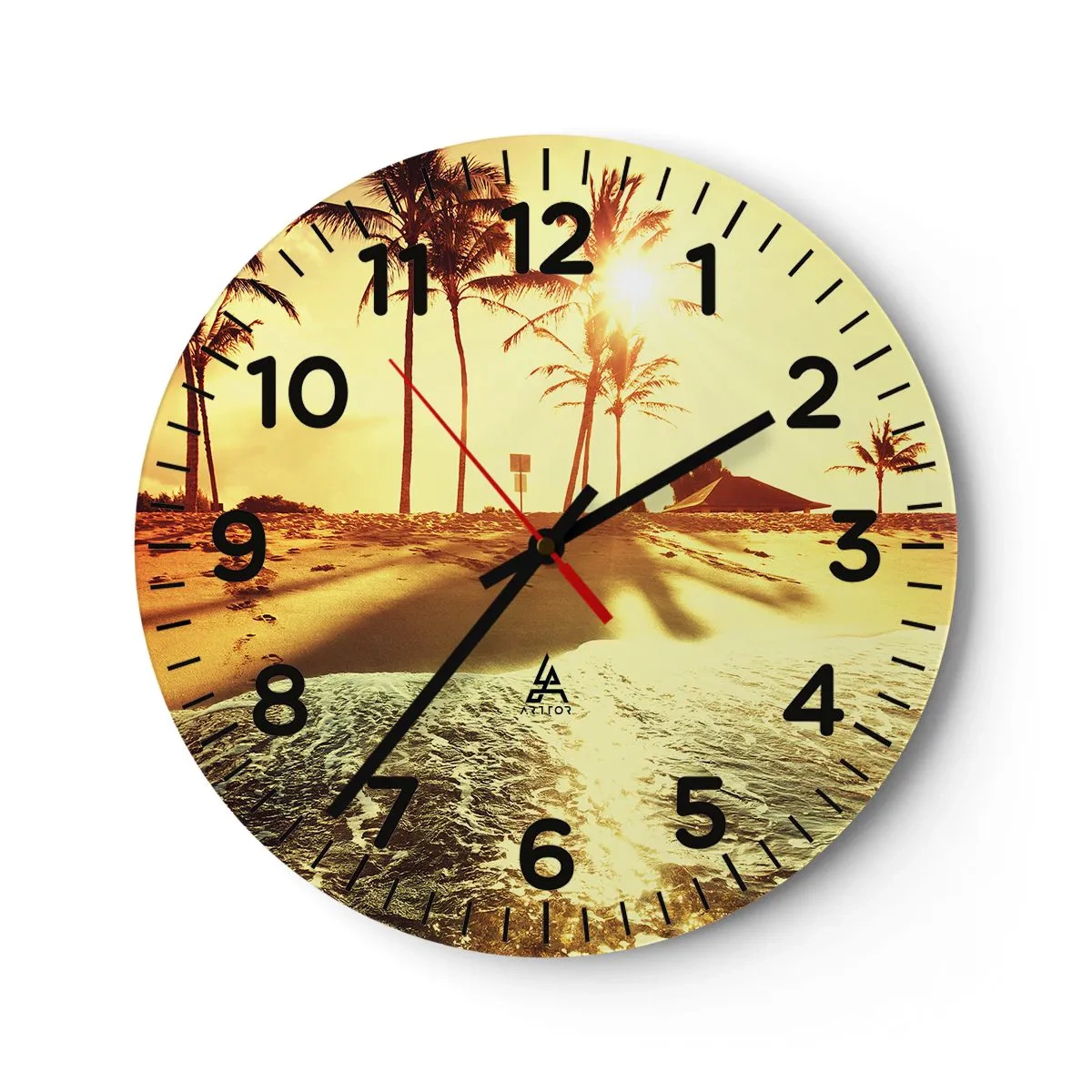 Wandklok - Klok - Californië middag - 40x40 cm