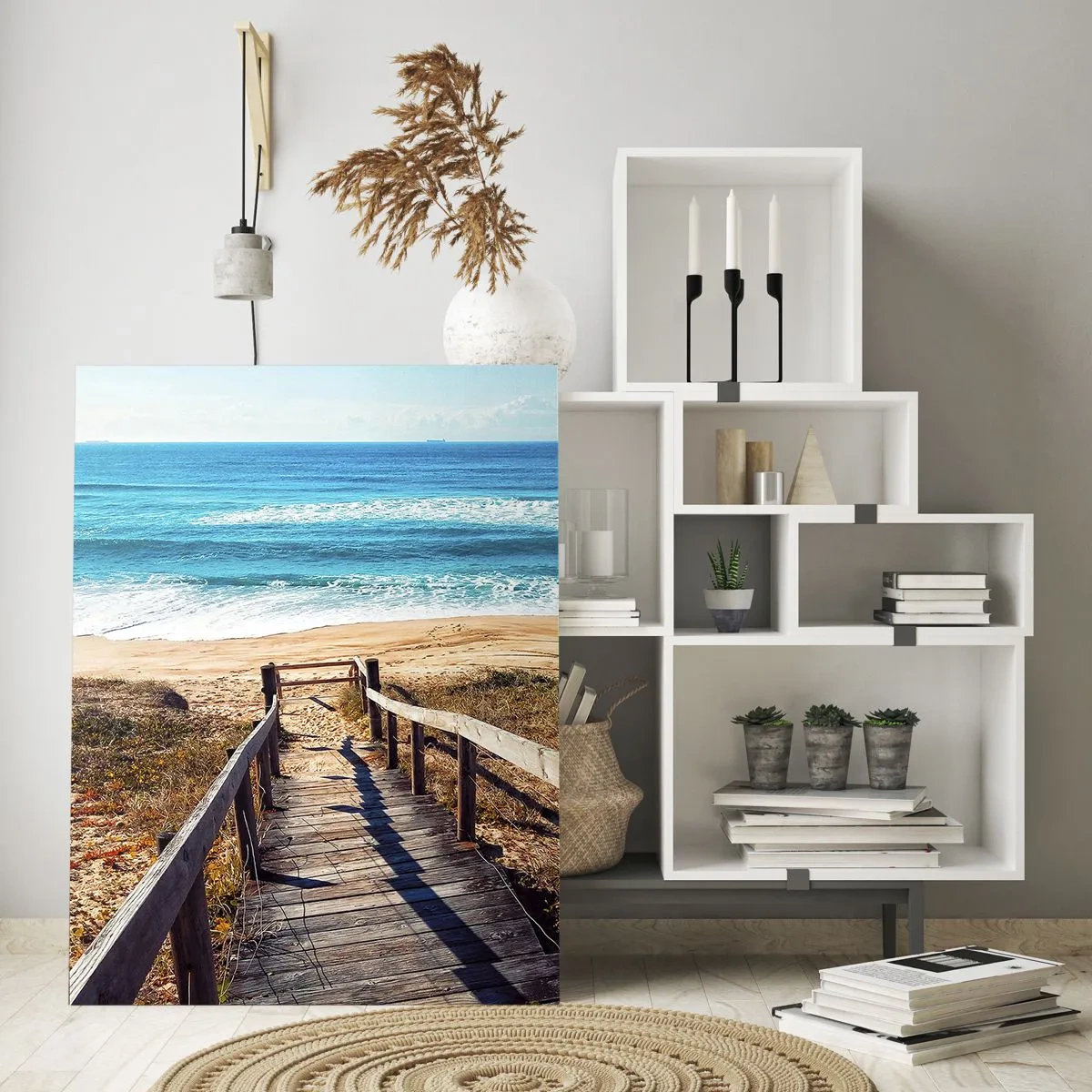 Schilderen op glas - Loop maar! - 50x70 cm