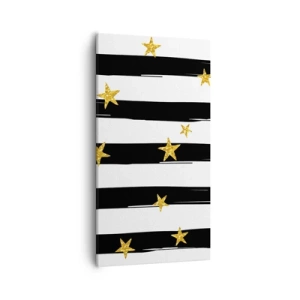 Schilderen op canvas - We zijn allemaal geboren onder een gelukkige ster - 55x100 cm